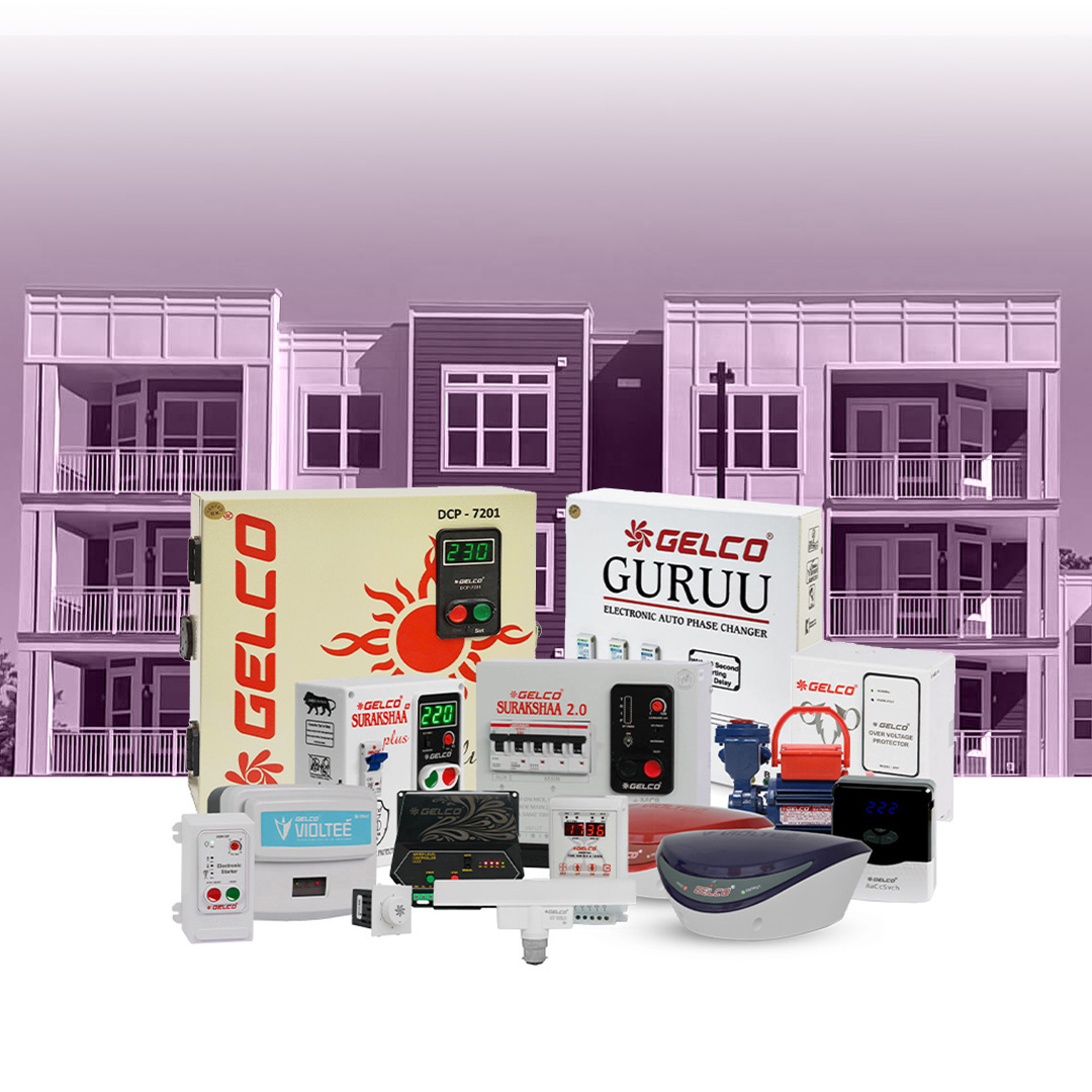 Protect your family and appliances: ELCBs for shock protection, stabilizers for consistent voltage, digital timers & water level controllers for automation.