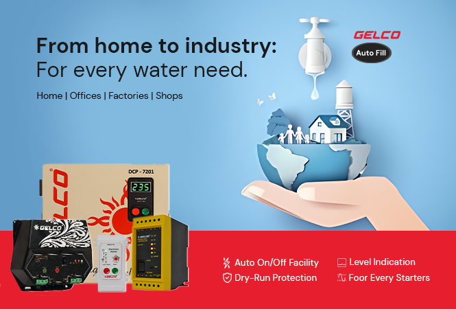 Vadodara's best water level controller with pump protection